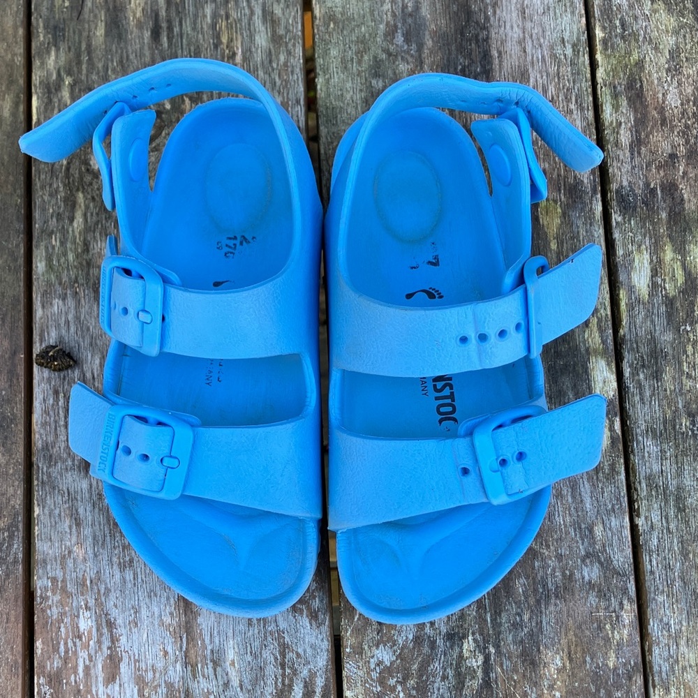 Birkenstock Kids Bright Blue Sandals
